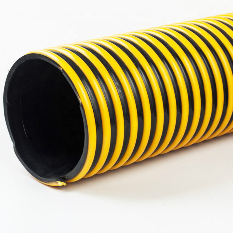 Färgglad korrugerad sugslang av god kvalitet \/ flexibel PVC-sugslang \/ vattenslang