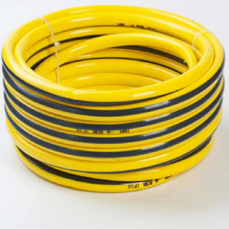 Färgglad flexibel fiberflätad förstärkt plastvattenslang för trädgård