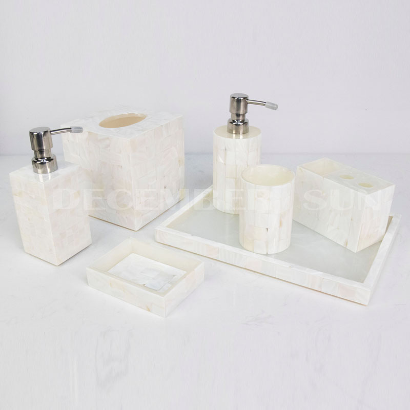 Vacker designhotell harts badrumstillbehör set