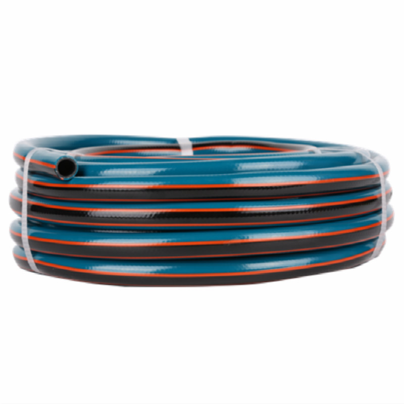 3 lager färgstark flätad trädgårdsvatten flexibel PVC-slang