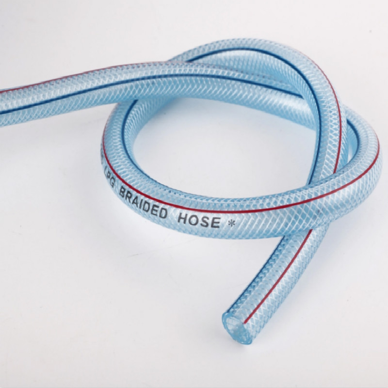 Vattenrör Plast flexibel förstärkt flätningsrör PVC trädgårdsvattenslang