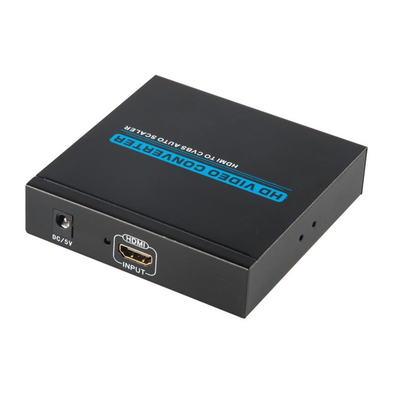 Högkvalitativ HDMI till AV / CVBS-omvandlare Auto Scaler 1080P