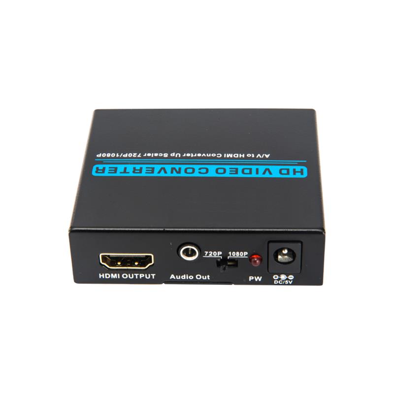 AV / CVBS TO HDMI + AUDIO Converter (Up Scaler 720P / 1080P)