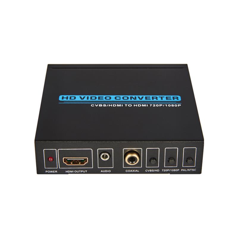 AV / CVBS + HDMI TO HDMI CONVERTER UP SCALER (720P / 1080P)