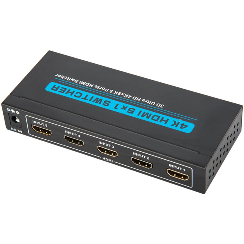 V1.4 4K / 30Hz HDMI 5x1 Switcher Support 3D Ultra HD 4K * 2K / 30Hz