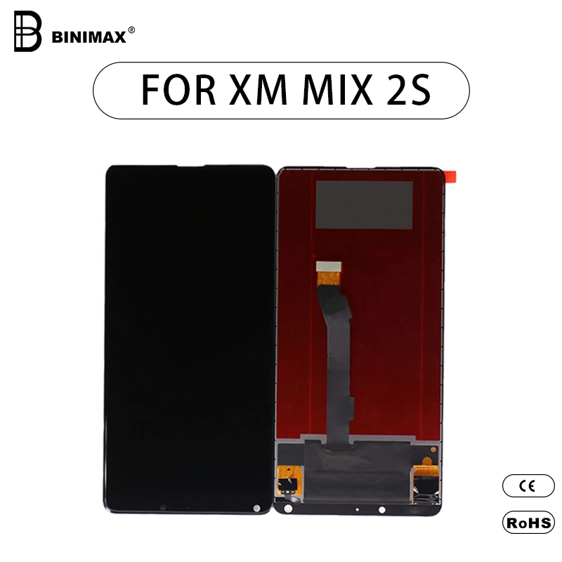 Mobiltelefon LCD- skärmvisning BINIMAX ersätter bildskärm för MI mix 2s mobiltelefon