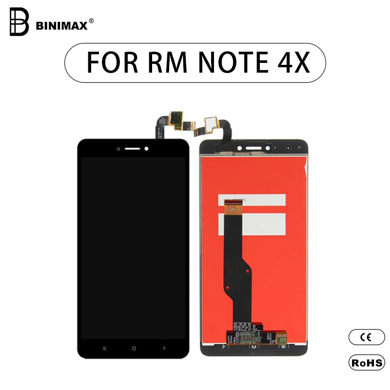 Mobiltelefonens LCD-skärm BINIMAX utbytbara mobilvisning för Redmi NOTE 4X