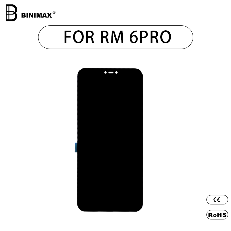 Mobiltelefon TFT LCD-skärm BINIMAX utbytbar mobildisplay för REDMI 6 pro