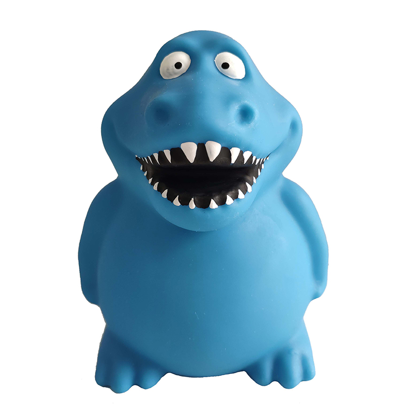 Ny design silikon squeaky hund leksak potten mage husdjur tugga leksak för att tugga