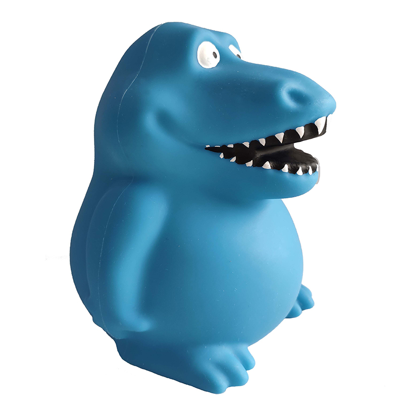 Ny design silikon squeaky hund leksak potten mage husdjur tugga leksak för att tugga