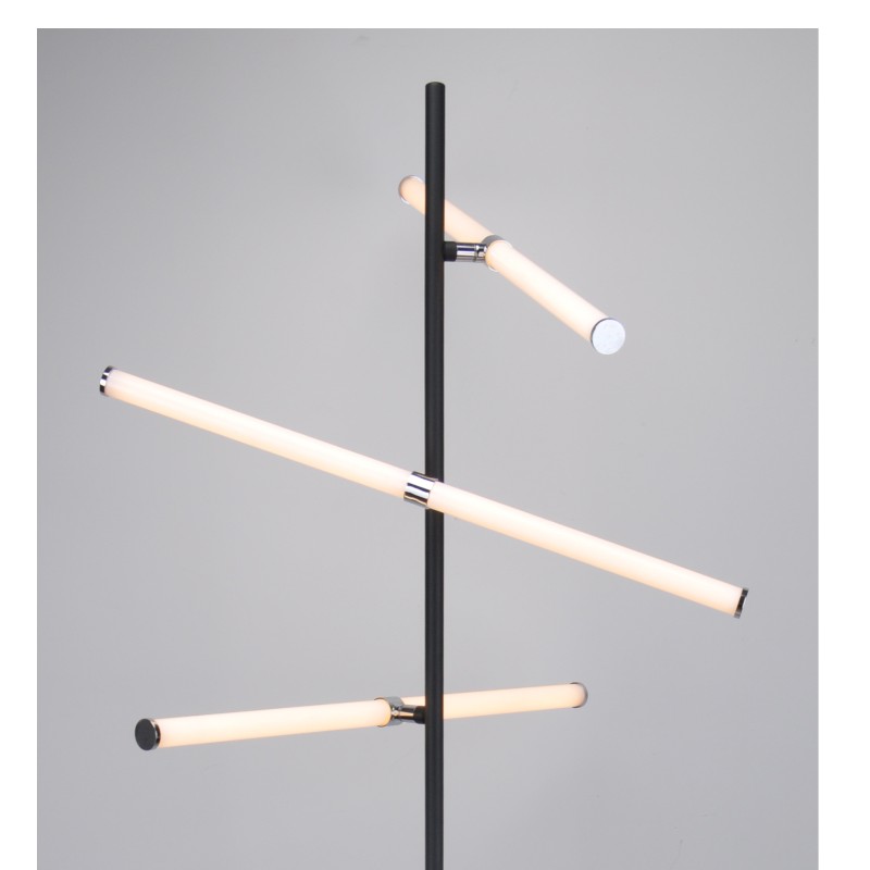 Lyktor med ljusgolv med 3pc, roterande akrylrör