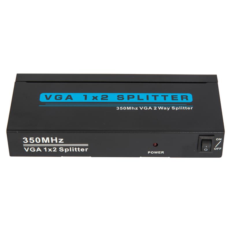 350MHz 2-vägs VGA 1x2 Splitter Support 1080P