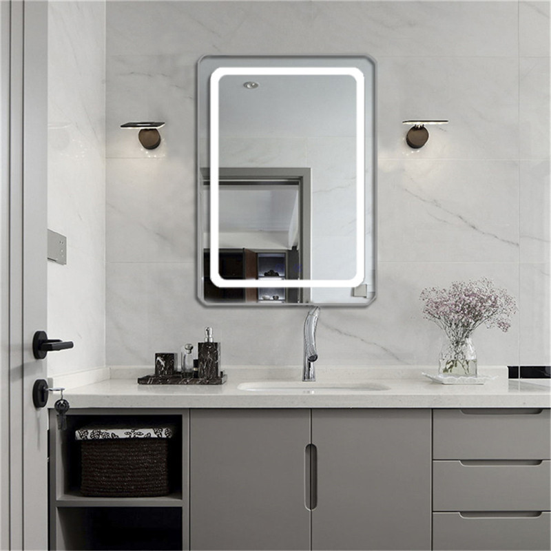 Lyxhotell dekorativt fancy vägg modern design badrum LED spegel ljus