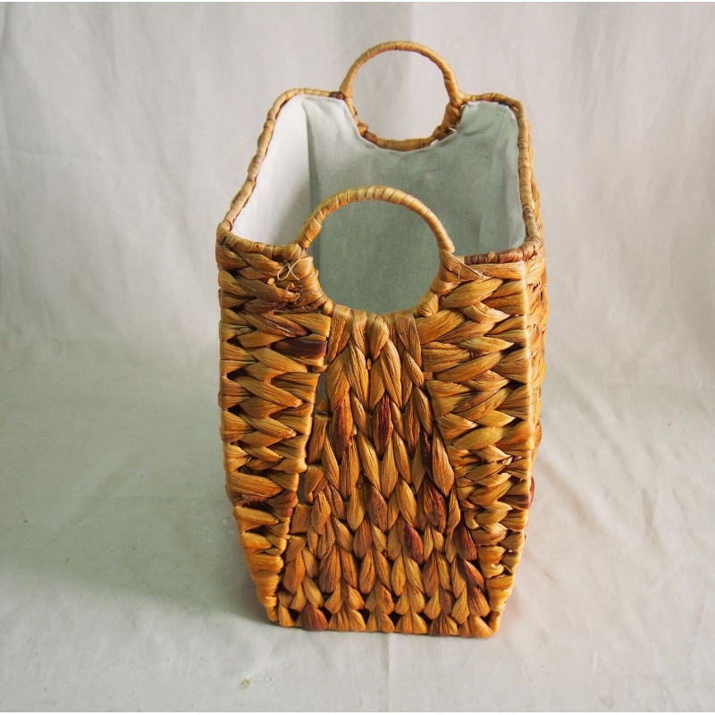 Vattenhyacintförvaringskorg med handtag