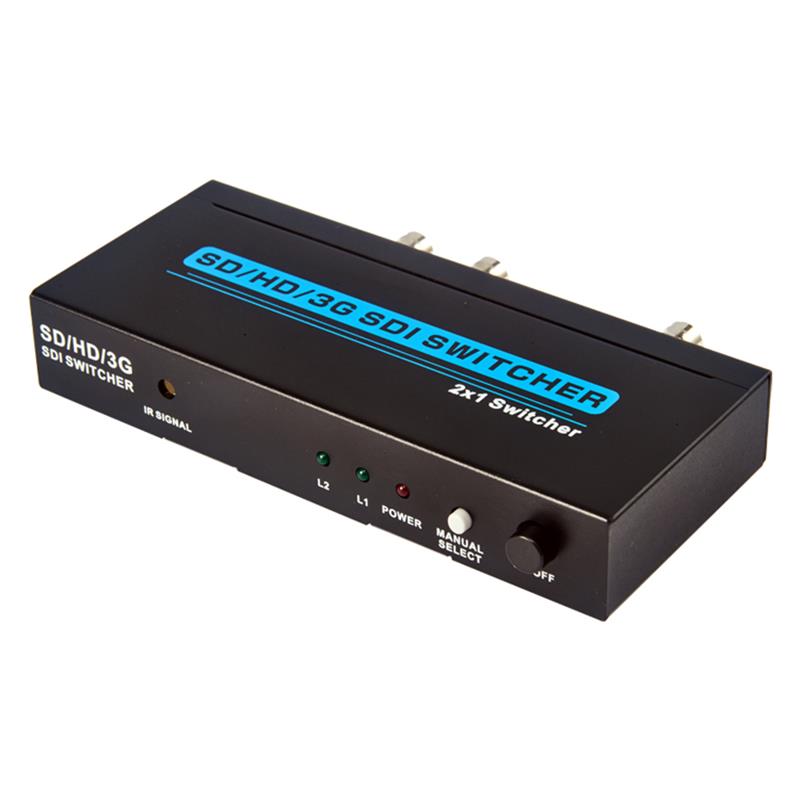 SD / HD / 3G SDI 2x1 SWITCHER Support 1080P