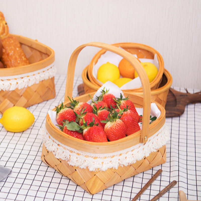 Trä Veven Korgen med handle