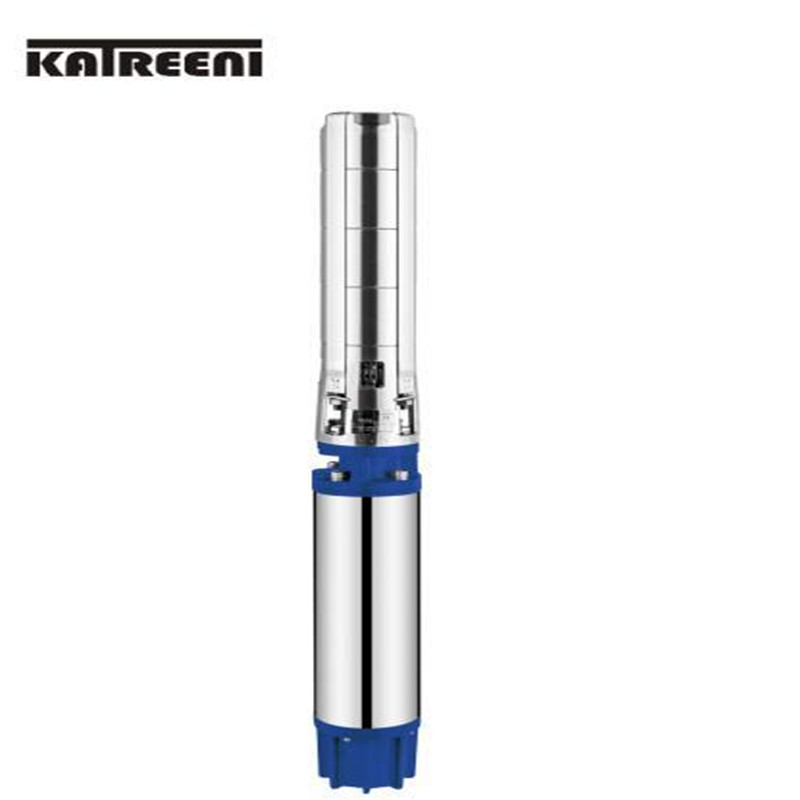 6 tum 8 tum rostfritt stål nedsänkbart borrhål djupt brunn vertikalt solvattenpump med flera steg