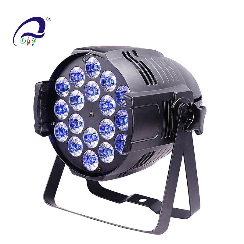 PL43 18pcs*5in1 RGBWA LED Aluminum Par Kan DJ Light