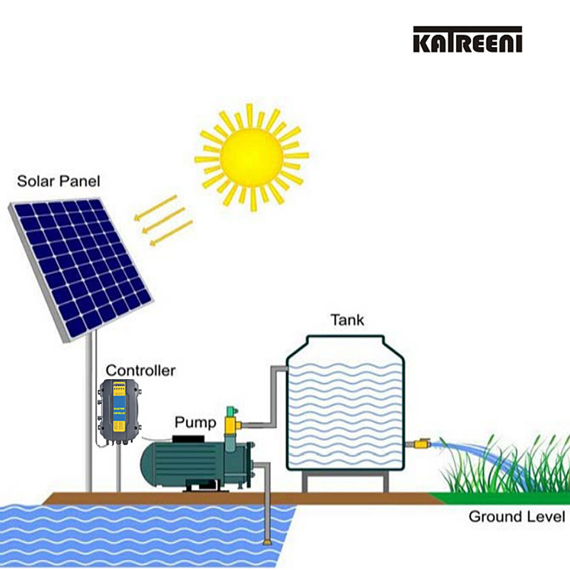 Solar DC Brushless Surface Vortex Peripheral Water Pump QB60