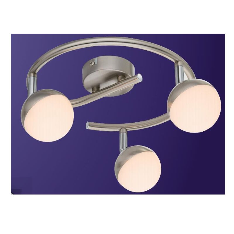 Högspänning LED-spotlight-3, med halvfärgad plastskärm