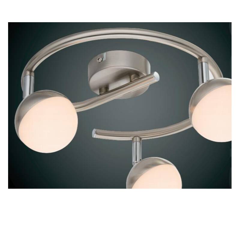 Högspänning LED-spotlight-3, med halvfärgad plastskärm