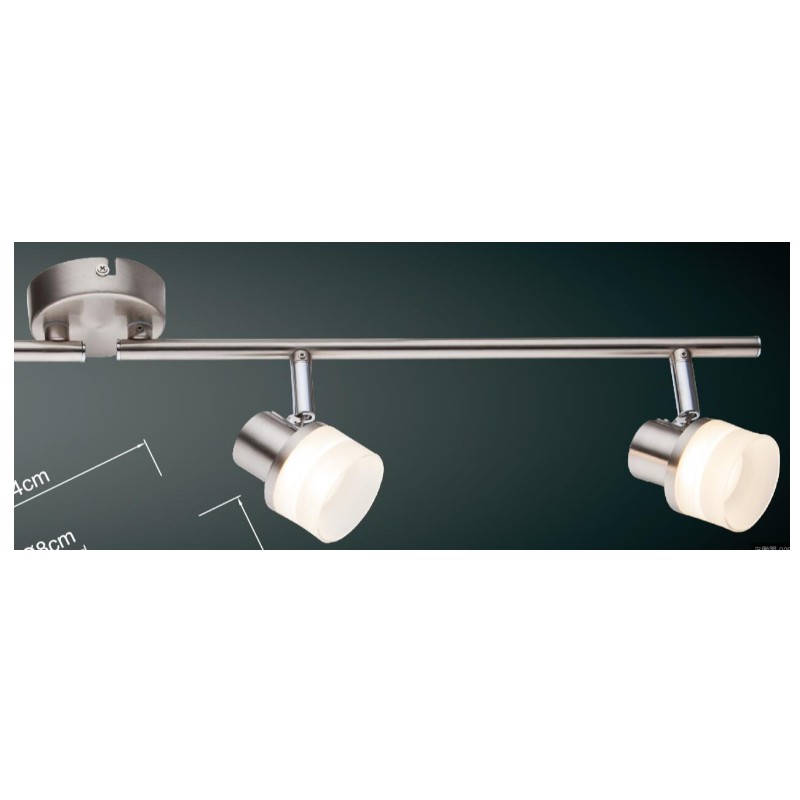 Högspänning LED-spotlight-4, med cylinderplast