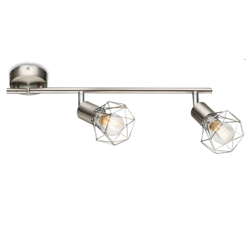 Spot light-4 med metallnät