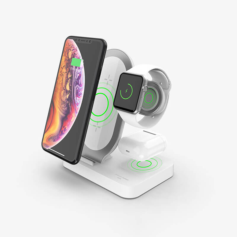 3 i 1 Dual Wireless Charger Stand