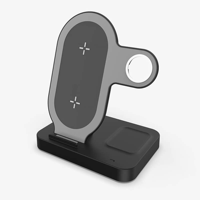 3 i 1 Dual Wireless Charger Stand