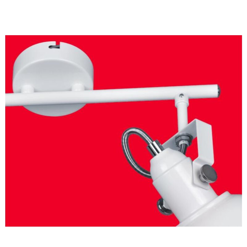 Spot light-2 med metallskärm och U-konsol