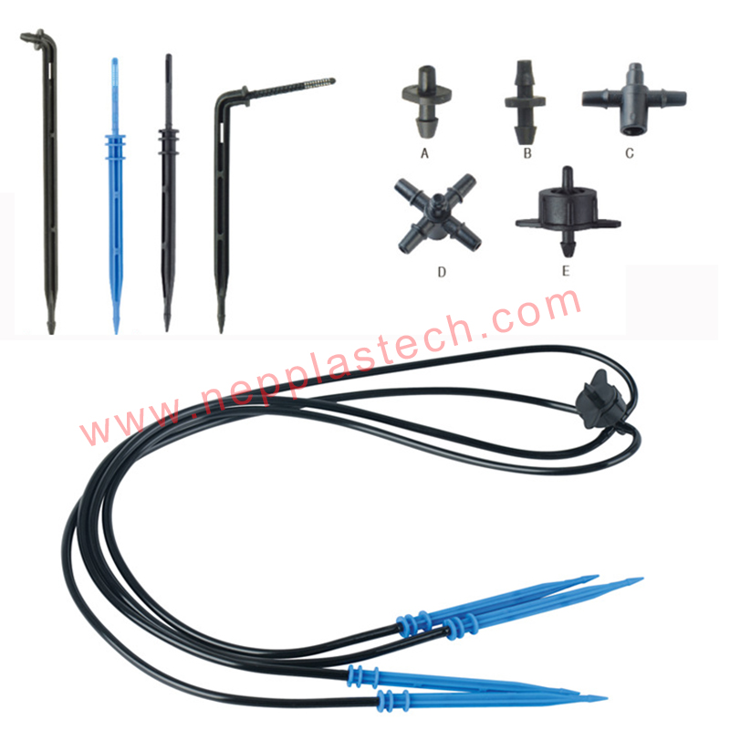 bevattningssystem med droppbevattningssystem för vegetabilisk jordbruk vattentryckskompensation bevattningsdroppar