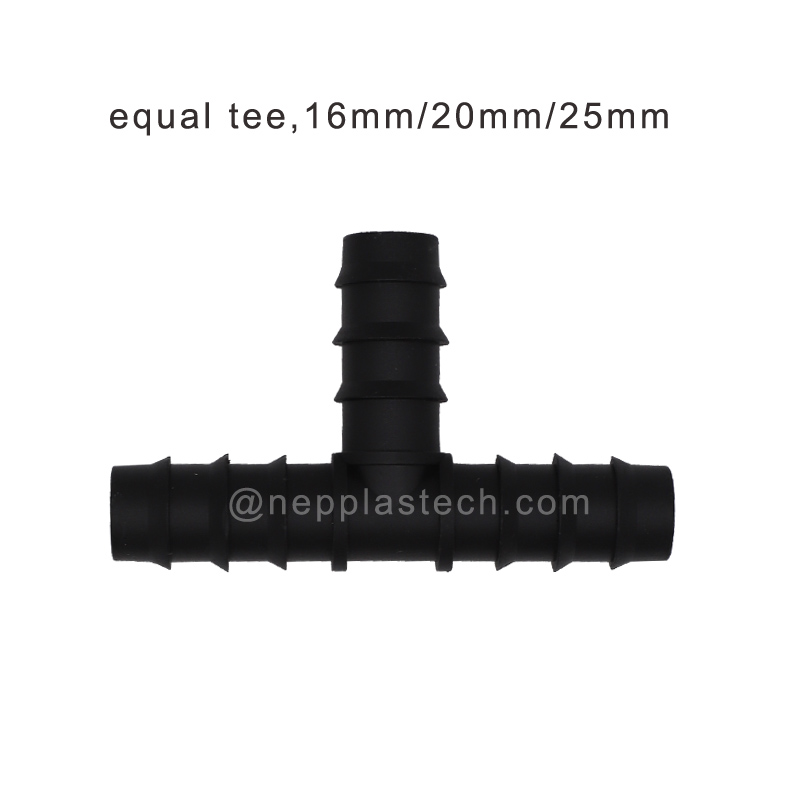 solenergi bevattningssystem 25mm PE rörtråd, 20 mm PE rör armbåge, 16mm PE rör raka anslutningar