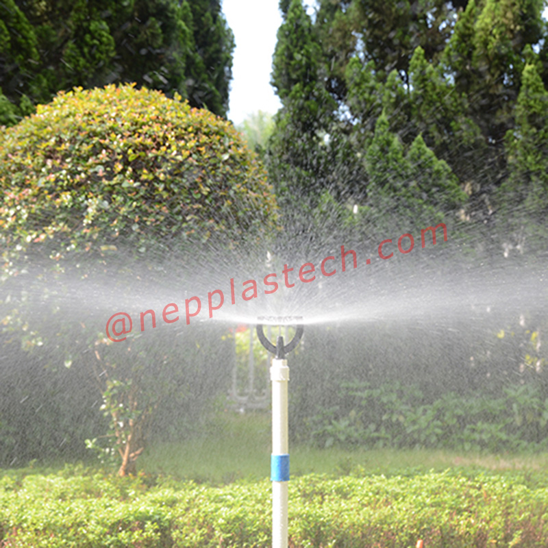 halvtums landskap bevattning refraktiva sprinklers gräsmatta auto bevattning plast fjäril spray munstycken