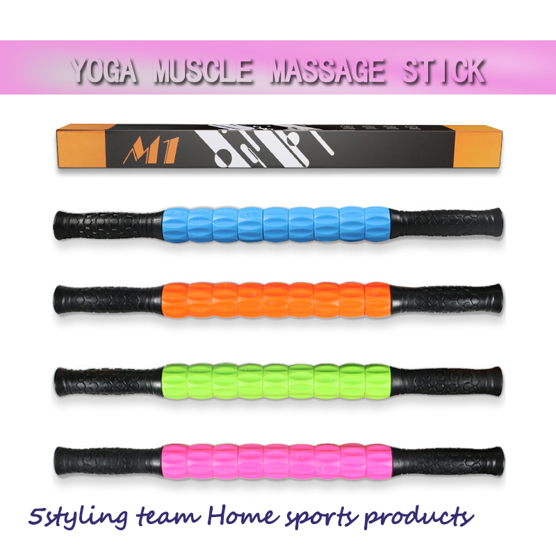 Lämplig muskelmassagepinne Yoga djup muskelavslappning massage axel privat utbildning fascisa- rullmassage pinne