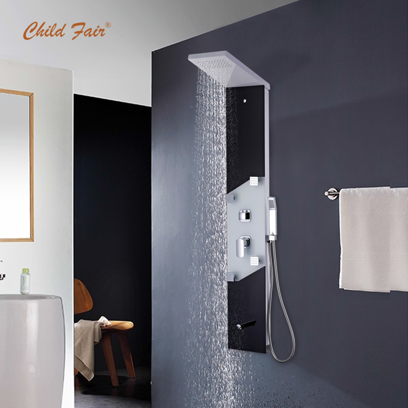 Säkerhet härdat glas duschpanel CF6322B