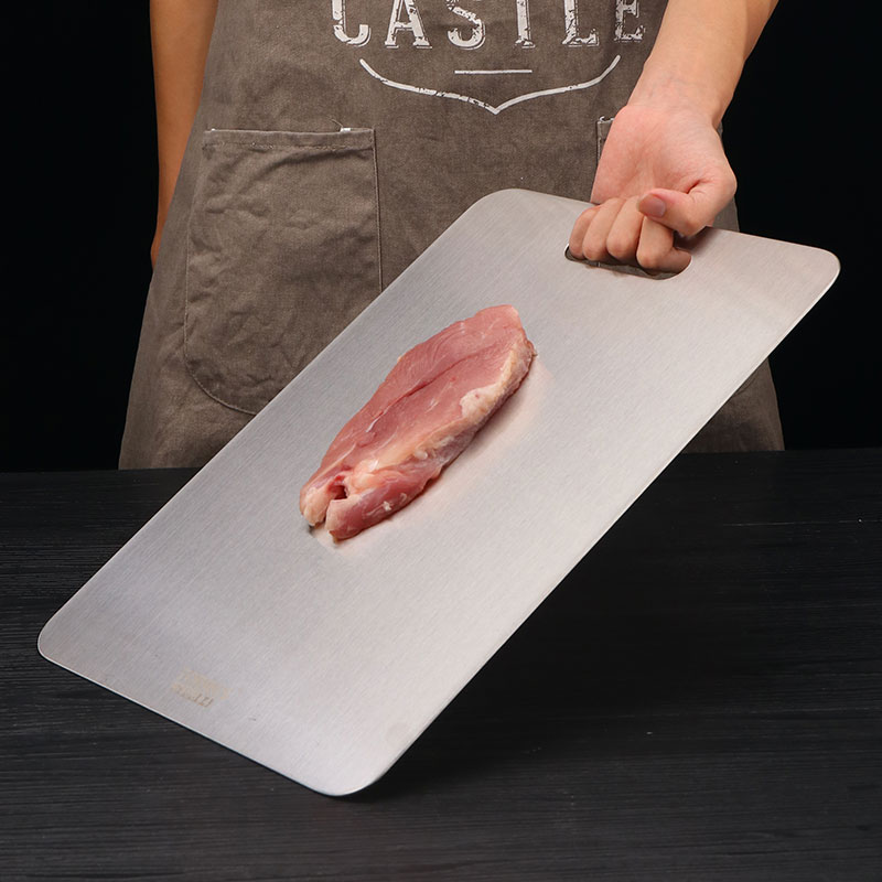 Mini 304 316 FDA-skivor av rostfritt stål i kök med hackbräda av rostfritt stål