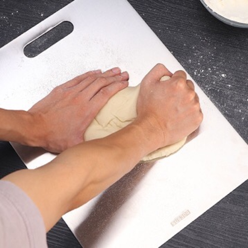 Mini 304 316 FDA-skivor av rostfritt stål i kök med hackbräda av rostfritt stål