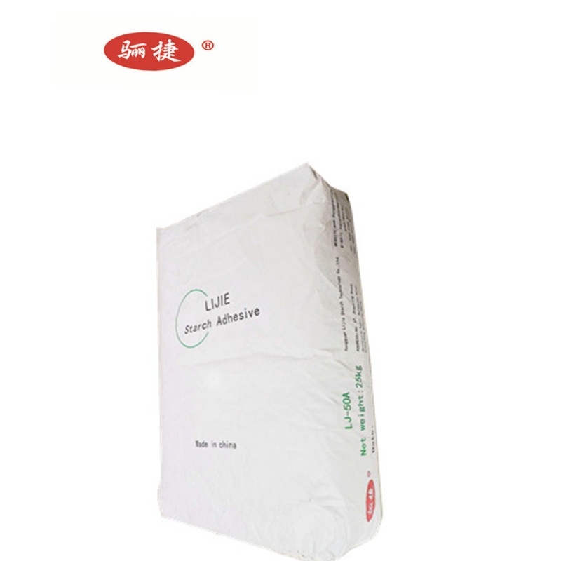 Modifierad stärkelse för bindning av cementsäck/papperspåselim.