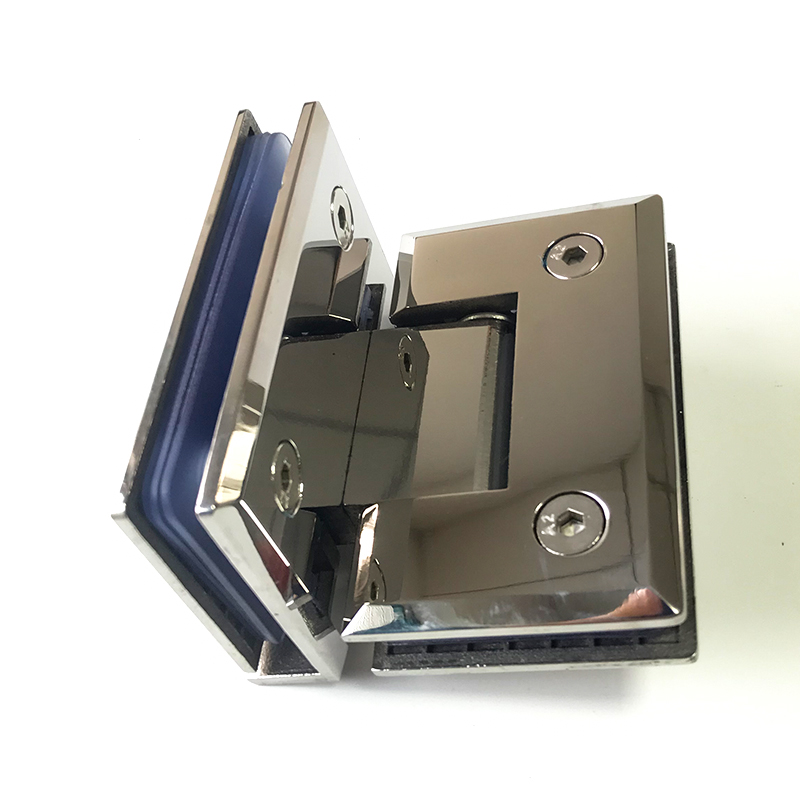 Plats för badrumsklippning 90-gradens bilateral plektrummets magasin för duschrum glas gångjärn
