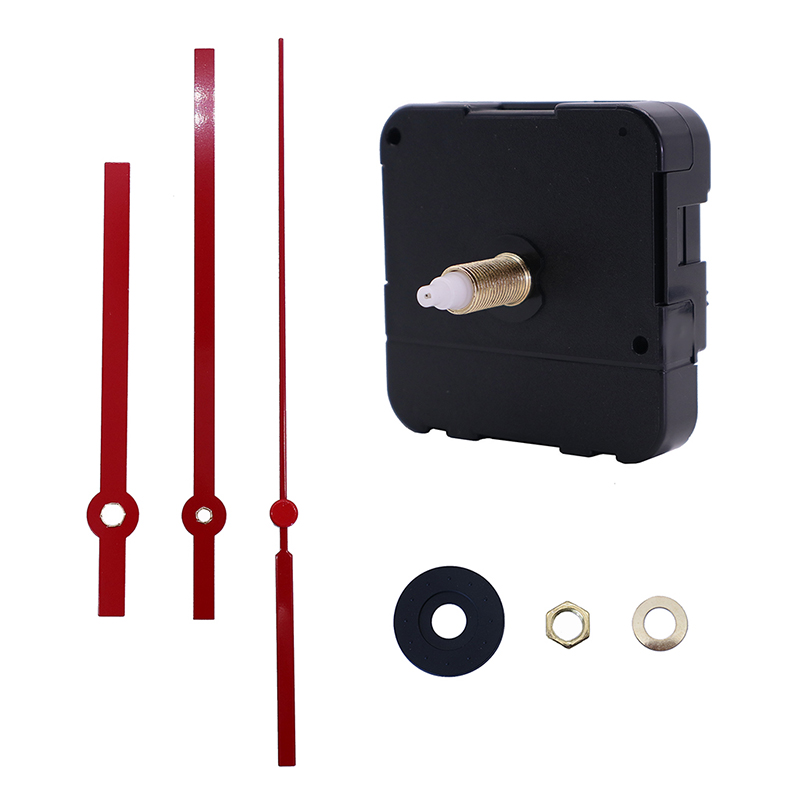 HR1688-23mm stegmaskin för väggklocka och HR9865 HR139 röda klockhänder