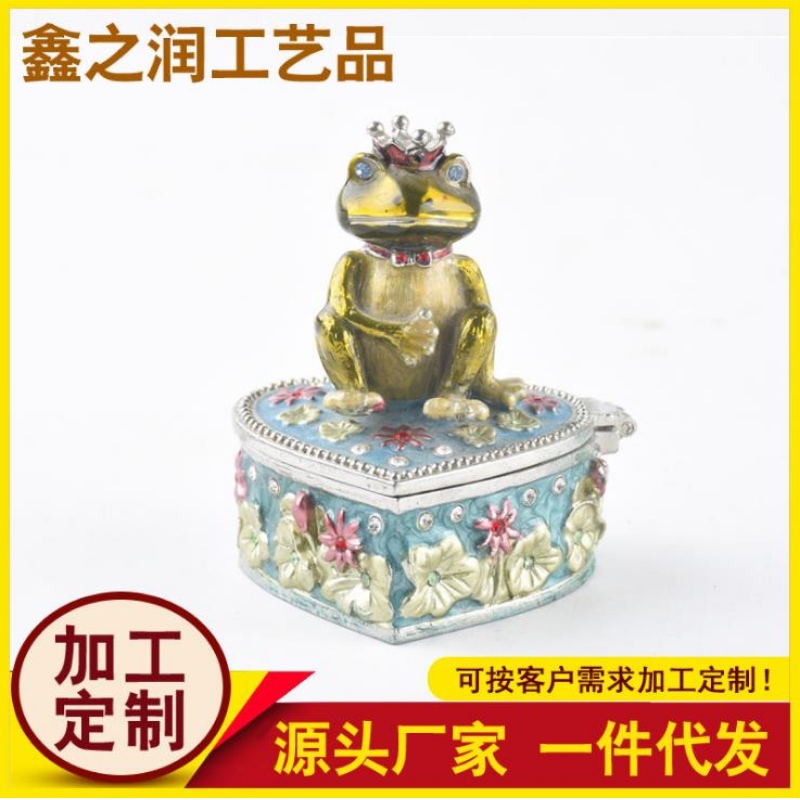 Ursprungsfabrik European Frog Prince Metal smyckeskrin modern smyckeskrin