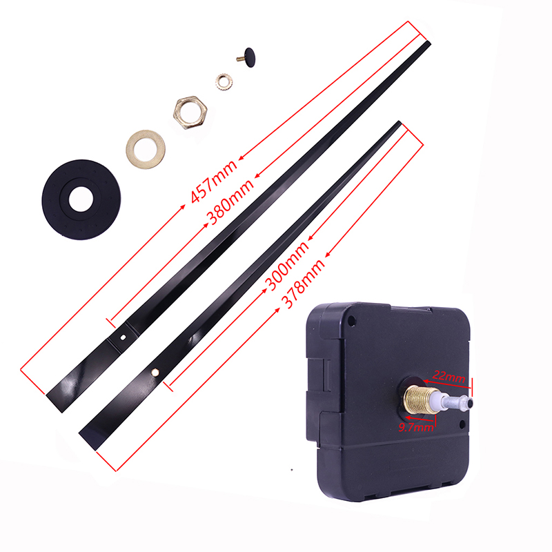 HR1688 17 mm högt vridmoment I axel klockmekanism och serpentin klockhänder