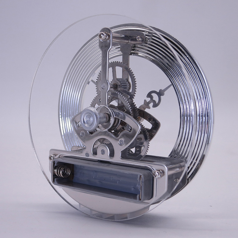 kinesisk tillverkare 86MM silverskelettklockainsats