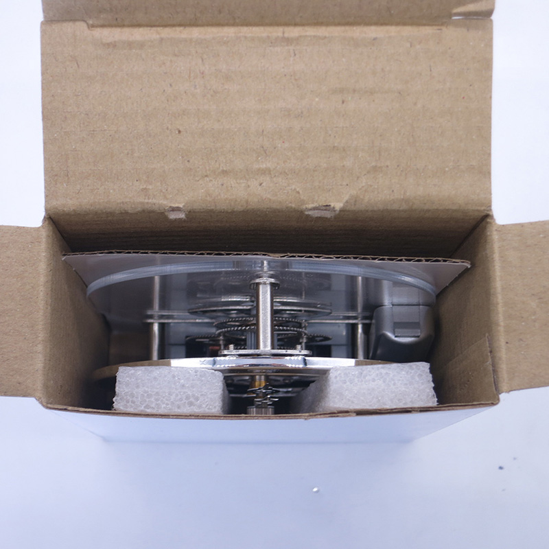 kinesisk tillverkare 86MM silverskelettklockainsats