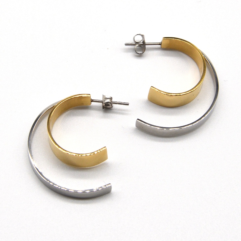 Rostfritt stål C-typ Earring rfbearb0165