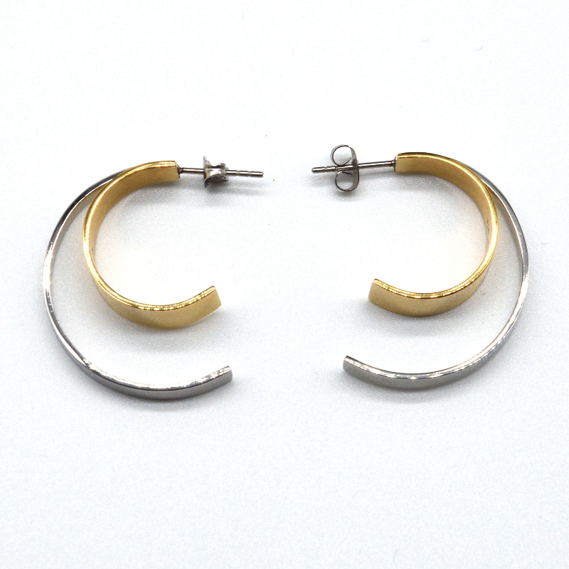 Rostfritt stål C-typ Earring rfbearb0165