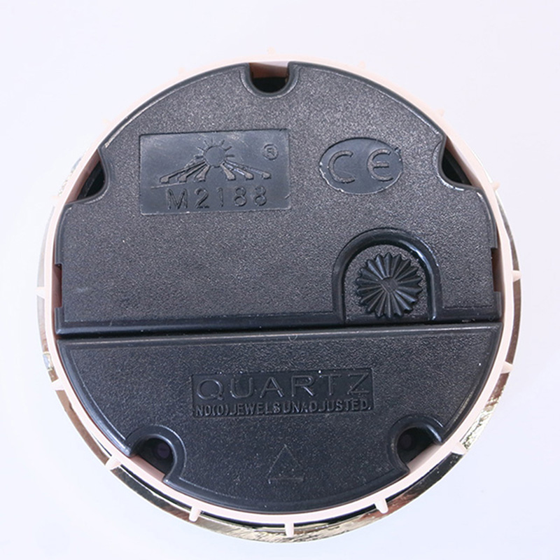 diameter 65mm rundväggens färgväckarklocka för silver