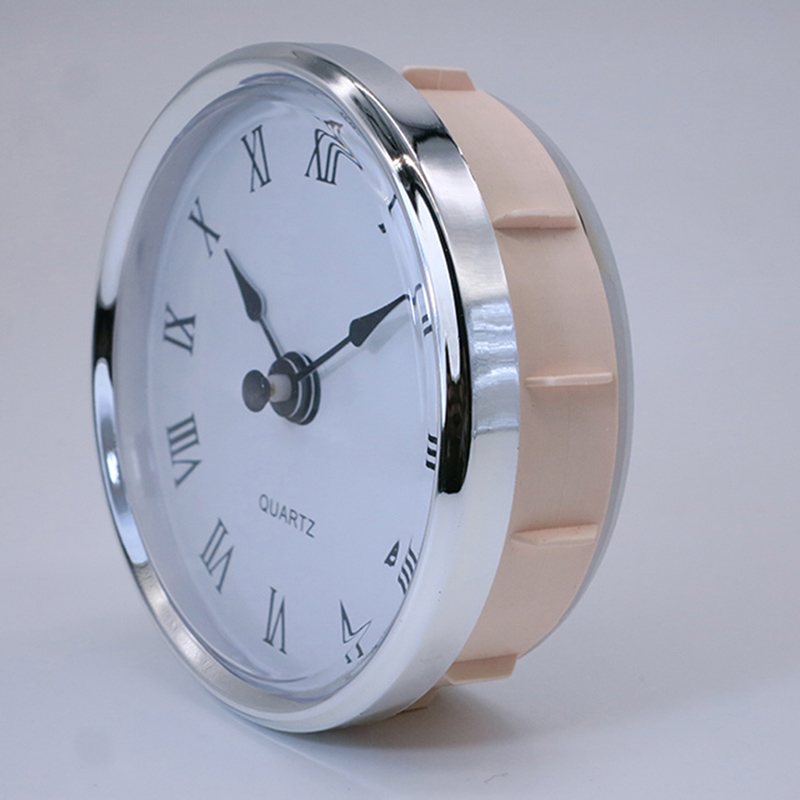 diameter 80mm silver färgstudie rumsvägg klocka infoga