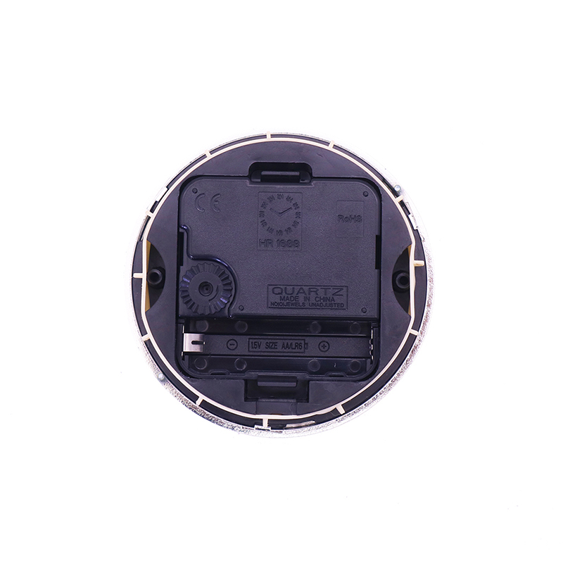 Diameter 90mm silverbotten Arabiska sliver väggklockans infogande