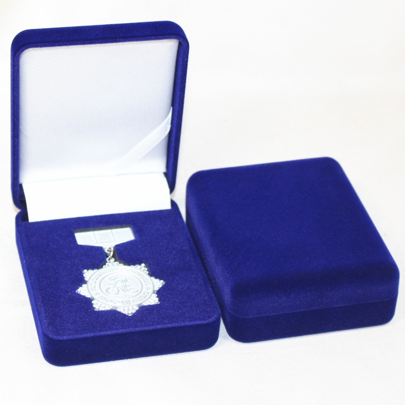 Objekt D-26 runda form Velvet Box för mynt, halsband och bricka, mm.75*95*32mm, vikter omkring 65g